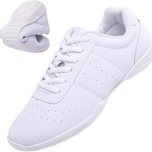 Cheerleading Shoes Synthetic Leather Rubber Sole Lightweight Sport Sneakers